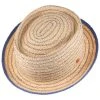 Andy Contrast Stitch Raffiahut By Mayser -Stetson Speichern Andy Contrast Stitch Raffiahut by Mayser natur blau.56379 1rf194