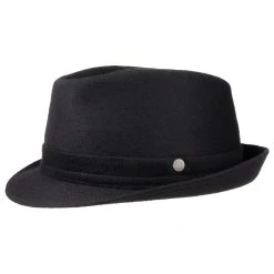 Aneb Virgin Wool Trilby By Lierys -Stetson Speichern Aneb Virgin Wool Trilby by Lierys schwarz.43937 f4