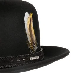 Bayfield Fedora VitaFelt Hut By Stetson -Stetson Speichern Bayfield Fedora VitaFelt Hut by Stetson schwarz.58858 4rf4