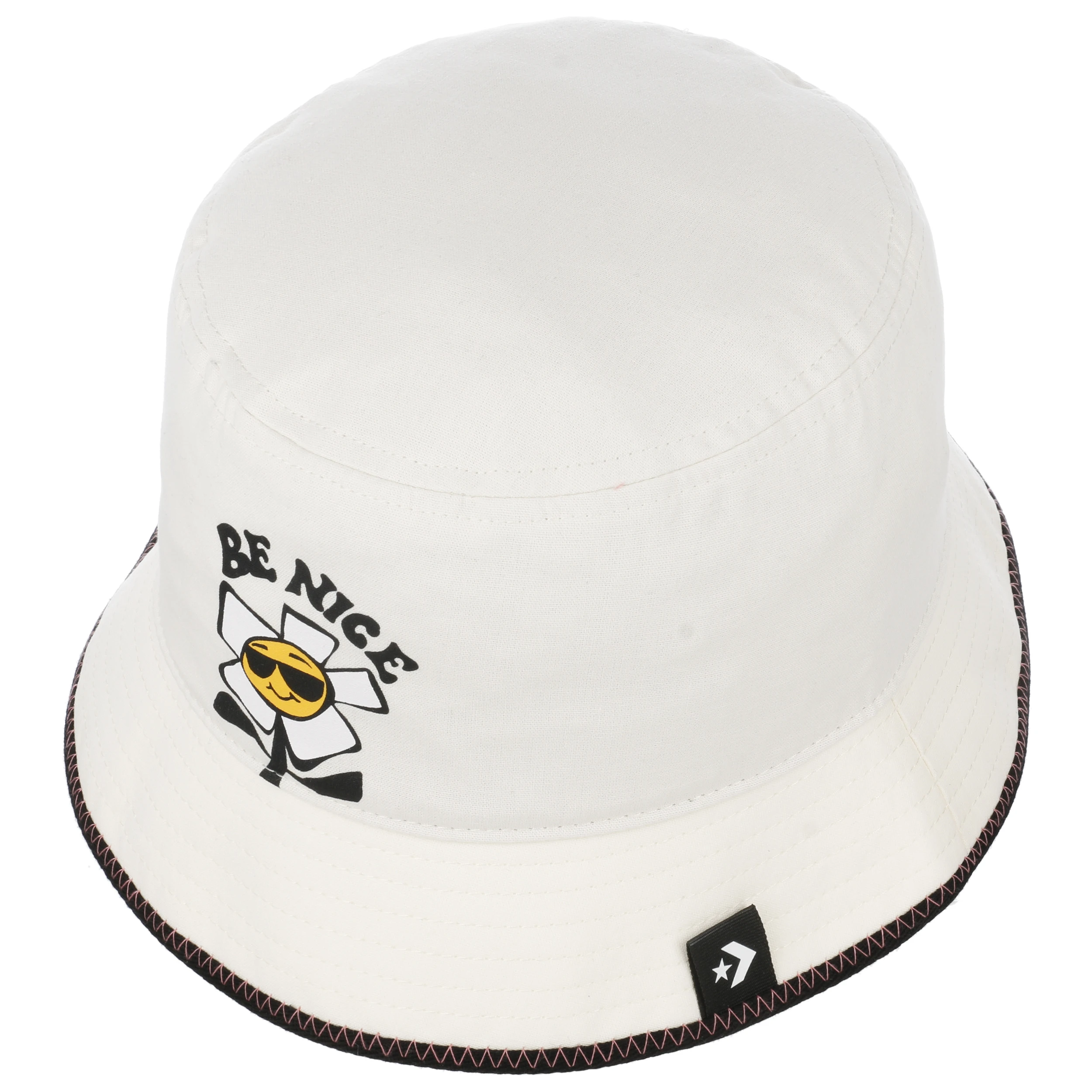 Be Nice Graphic Bucket Stoffhut By Converse 3 Be Nice Graphic Bucket Stoffhut By Converse
