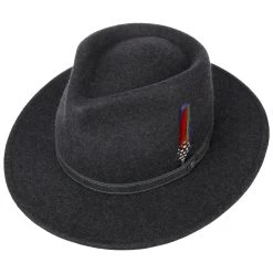 Bendova Fedora Wollhut By Stetson -Stetson Speichern Bendova Fedora Wollhut by Stetson anthrazit.58862 1rf16