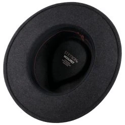 Bendova Fedora Wollhut By Stetson -Stetson Speichern Bendova Fedora Wollhut by Stetson anthrazit.58862 2rf16