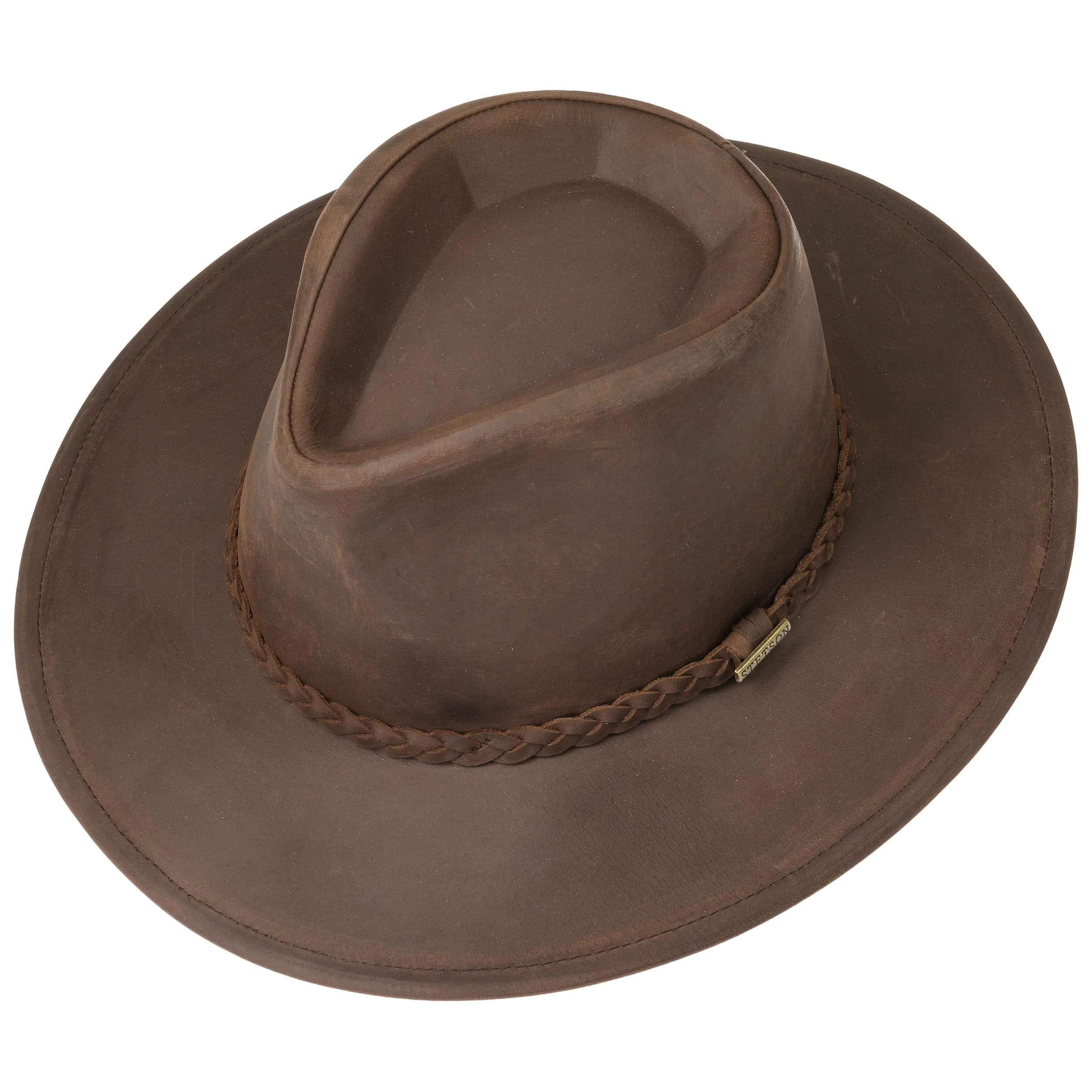 Buffalo Leather Westernhut By Stetson 3 Buffalo Leather Westernhut By Stetson