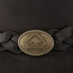 Bushman Lederhut By Scippis -Stetson Speichern Bushman Lederhut by Scippis braun.20308 4rf11