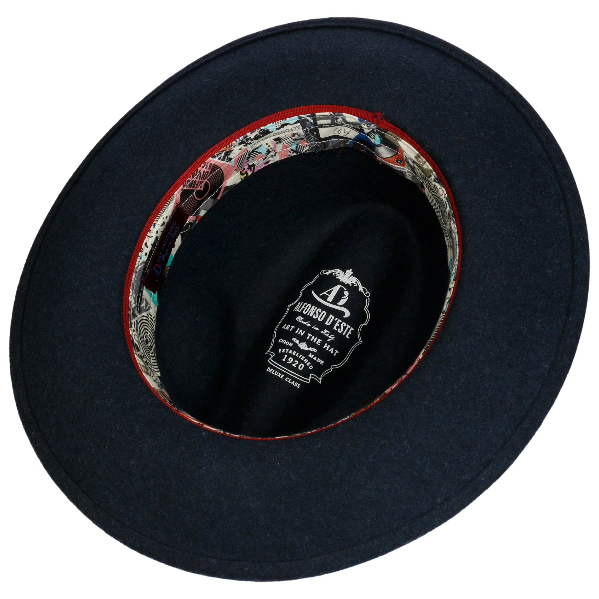 Candesto Fedora Wollhut By Alfonso DEste 4 Candesto Fedora Wollhut By Alfonso DEste – Bild 2