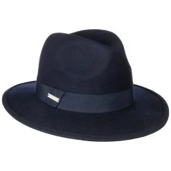 Carlena Fedora Filzhut By Seeberger -Stetson Speichern Carlena Fedora Filzhut by Seeberger dunkelblau.62386 rf192