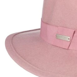 Carlena Fedora Filzhut By Seeberger -Stetson Speichern Carlena Fedora Filzhut by Seeberger rosa.62386 4rf25