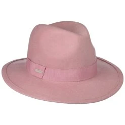 Carlena Fedora Filzhut By Seeberger -Stetson Speichern Carlena Fedora Filzhut by Seeberger rosa.62386 rf25