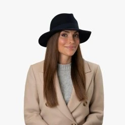 Carlena Fedora Filzhut By Seeberger -Stetson Speichern Carlena Fedora Filzhut by Seeberger.62386 7