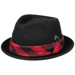Check Band Player Wollhut By Stetson 13 Check Band Player Wollhut By Stetson -Stetson Speichern Check Band Player Wollhut by Stetson schwarz.58841 rf4