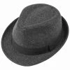 Classic Herringbone Trilby Hut By Lipodo 1 Classic Herringbone Trilby Hut By Lipodo -Stetson Speichern Classic Herringbone Trilby Hut by Lipodo schwarz grau.48710 1rf179