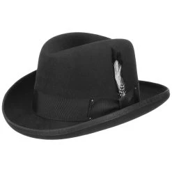 Classic Homburg Hut By Bailey 1922 -Stetson Speichern Classic Homburg Hut by Bailey 1922 schwarz.59773 rf4