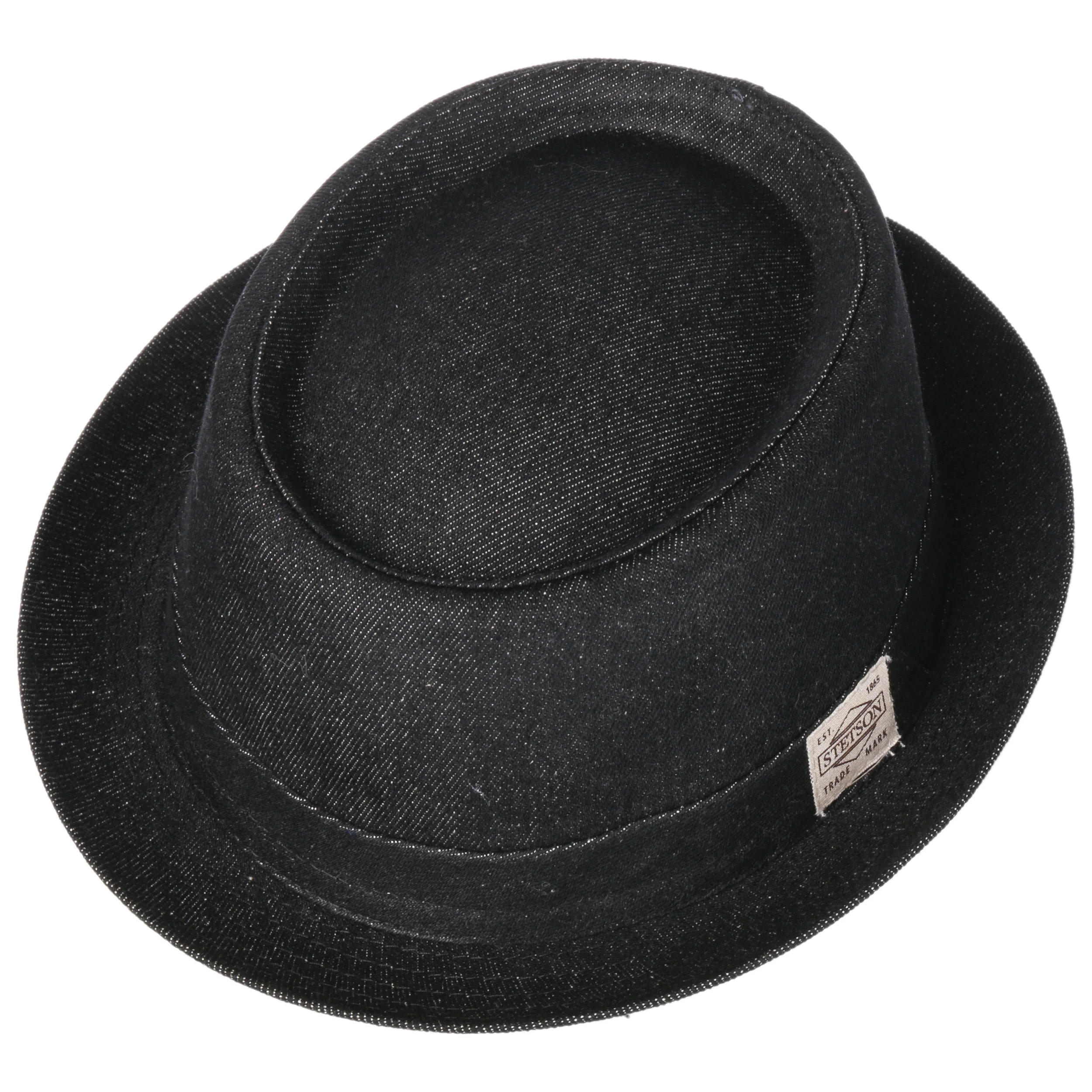 Classic Pork Pie Denim Hut By Stetson 3 Classic Pork Pie Denim Hut By Stetson