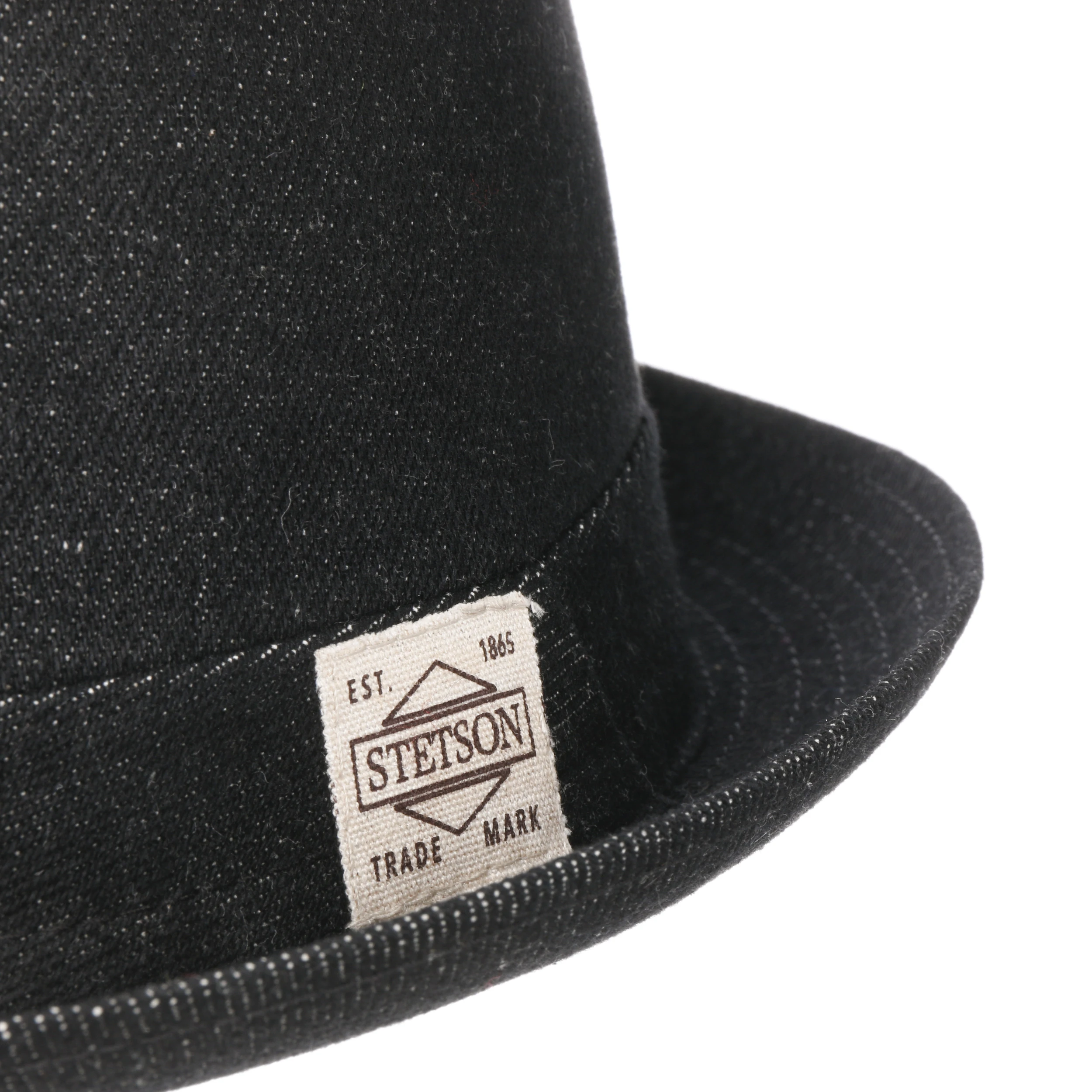 Classic Pork Pie Denim Hut By Stetson 5 Classic Pork Pie Denim Hut By Stetson – Bild 3