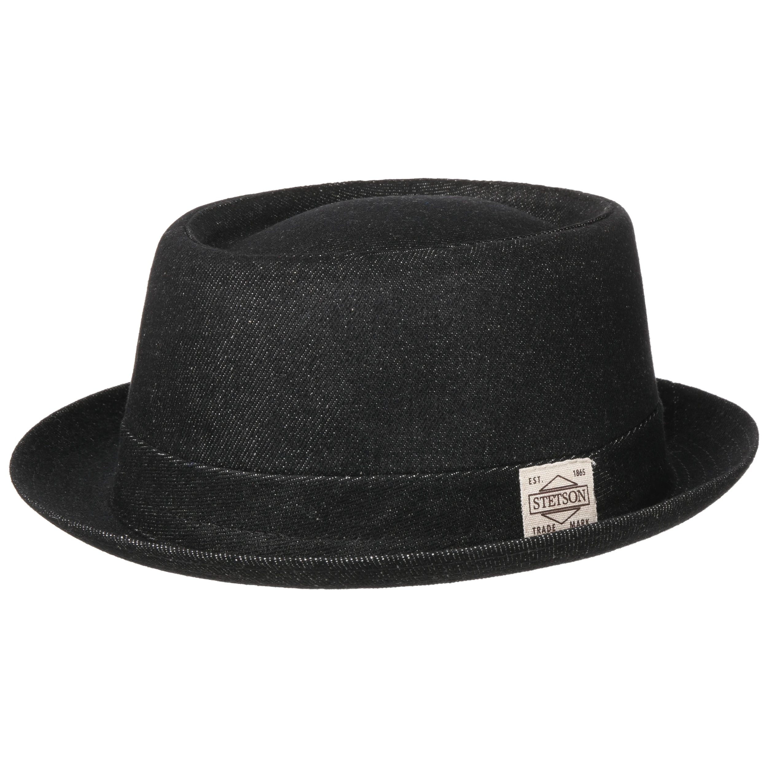 Classic Pork Pie Denim Hut By Stetson 6 Classic Pork Pie Denim Hut By Stetson – Bild 4