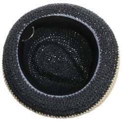Colour Edge Crochet Trilby By Seeberger -Stetson Speichern Colour Edge Crochet Trilby by Seeberger dunkelblau.64902 2rf192
