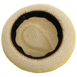 Colour Edge Crochet Trilby By Seeberger -Stetson Speichern Colour Edge Crochet Trilby by Seeberger natur.64902 2rf40