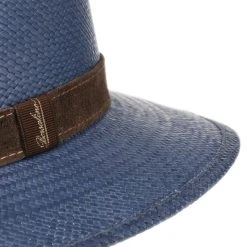 Colour Traveller Panamahut By Borsalino -Stetson Speichern Colour Traveller Panamahut by Borsalino blau.62352 4rf2