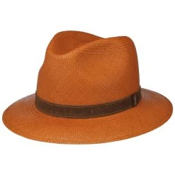 Colour Traveller Panamahut By Borsalino -Stetson Speichern Colour Traveller Panamahut by Borsalino orange.62352 rf54