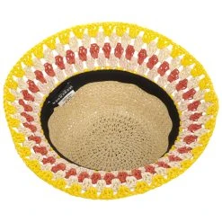 Coloured Brim Strohhut By Seeberger 17 Coloured Brim Strohhut By Seeberger -Stetson Speichern Coloured Brim Strohhut by Seeberger natur gelb.61491 2rf285