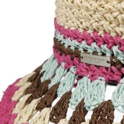 Coloured Brim Strohhut By Seeberger 19 Coloured Brim Strohhut By Seeberger -Stetson Speichern Coloured Brim Strohhut by Seeberger natur pink.61491 4rf263