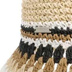 Coloured Brim Strohhut By Seeberger 18 Coloured Brim Strohhut By Seeberger -Stetson Speichern Coloured Brim Strohhut by Seeberger natur schwarz.61491 4rf201
