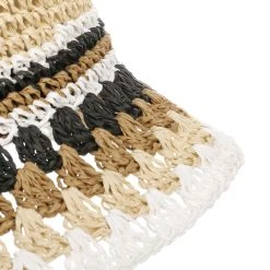 Coloured Brim Strohhut By Seeberger 21 Coloured Brim Strohhut By Seeberger -Stetson Speichern Coloured Brim Strohhut by Seeberger natur schwarz.61491 5rf201