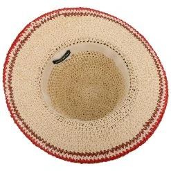 Coloured Edge Schlapphut By Seeberger -Stetson Speichern Coloured Edge Schlapphut by Seeberger natur rot.58321 2rf196