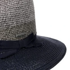 Contrast Brim Toyo Strohhut By Stetson -Stetson Speichern Contrast Brim Toyo Strohhut by Stetson dunkelblau.63944 4rf192