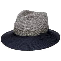 Contrast Brim Toyo Strohhut By Stetson -Stetson Speichern Contrast Brim Toyo Strohhut by Stetson dunkelblau.63944 rf192