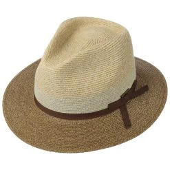 Alternative view of Contrast Brim Toyo Strohhut By Stetson