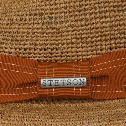 Crochet Fedora Raffiahut By Stetson -Stetson Speichern Crochet Fedora Raffiahut by Stetson braun.55268 4rf11