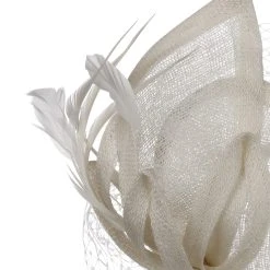 Davia Sinamay Fascinator By Seeberger -Stetson Speichern Davia Sinamay Fascinator by Seeberger wei .64098 5f5