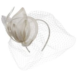 Davia Sinamay Fascinator By Seeberger -Stetson Speichern Davia Sinamay Fascinator by Seeberger wei .64098 7f5