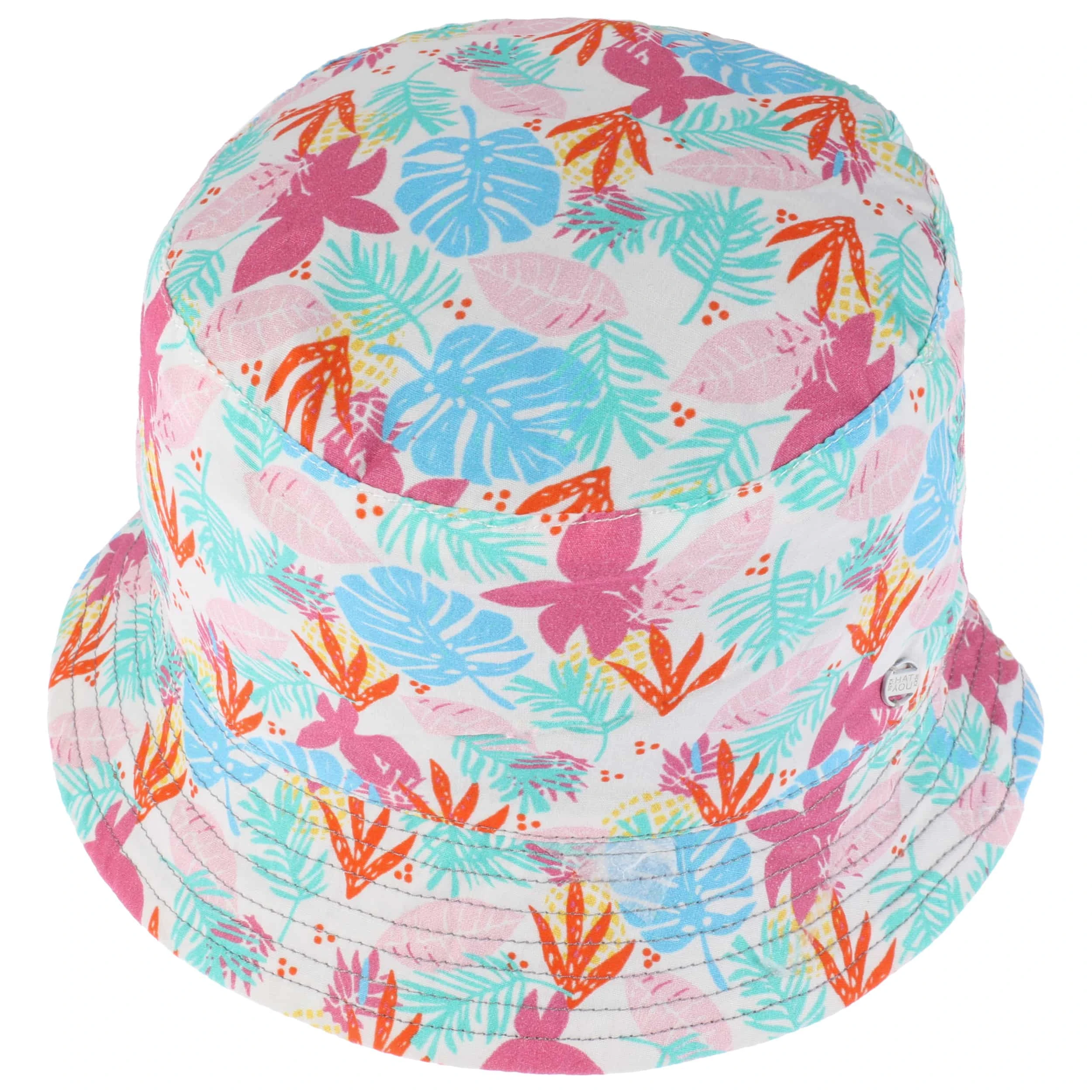 Hutshopping Denim & Leaves Kids Wendehut 4 Hutshopping Denim & Leaves Kids Wendehut – Bild 2