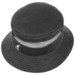 Alternative view of Distressed Cotton Mesh Bucket Stoffhut By Kangol