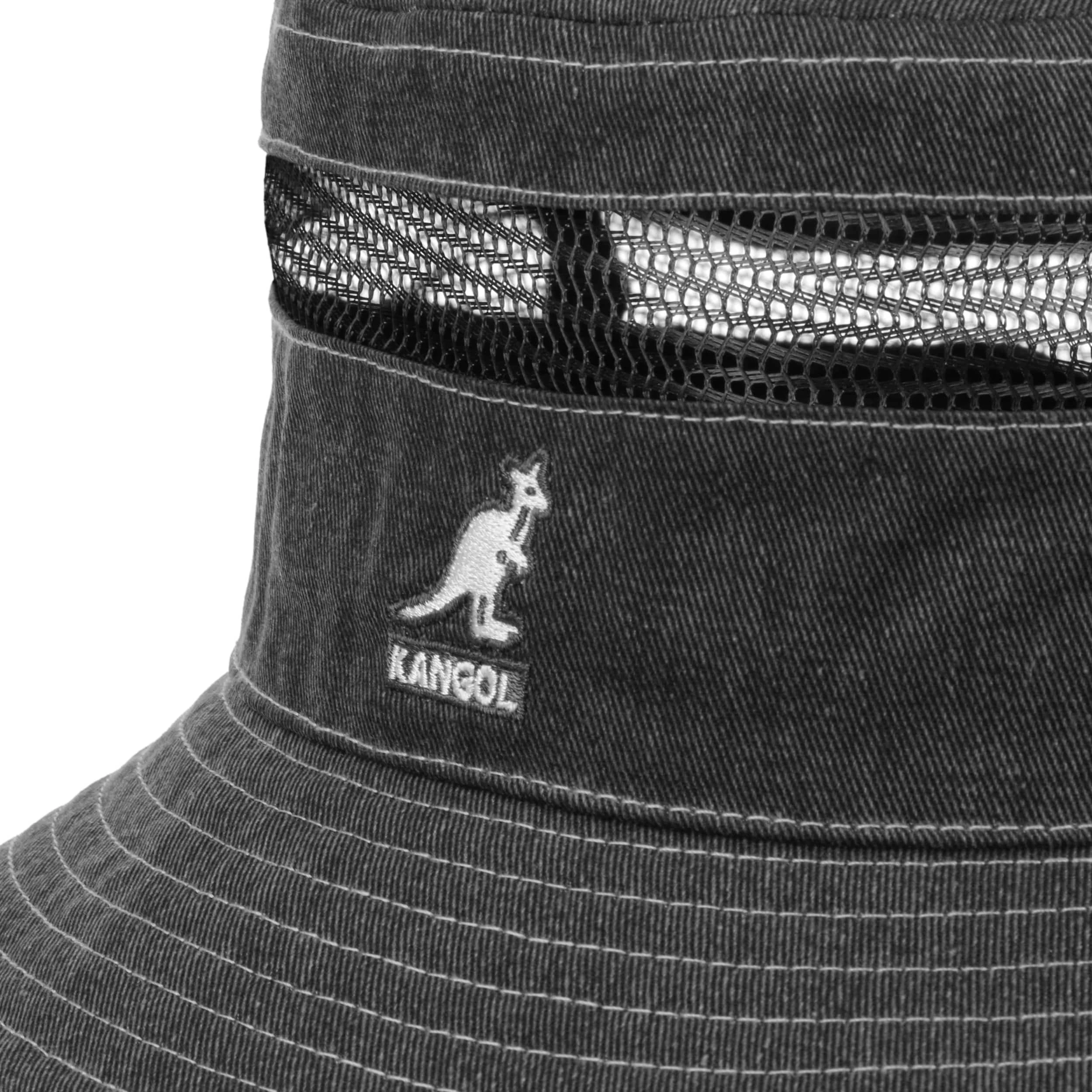 Distressed Cotton Mesh Bucket Stoffhut By Kangol 8 Distressed Cotton Mesh Bucket Stoffhut By Kangol – Bild 6
