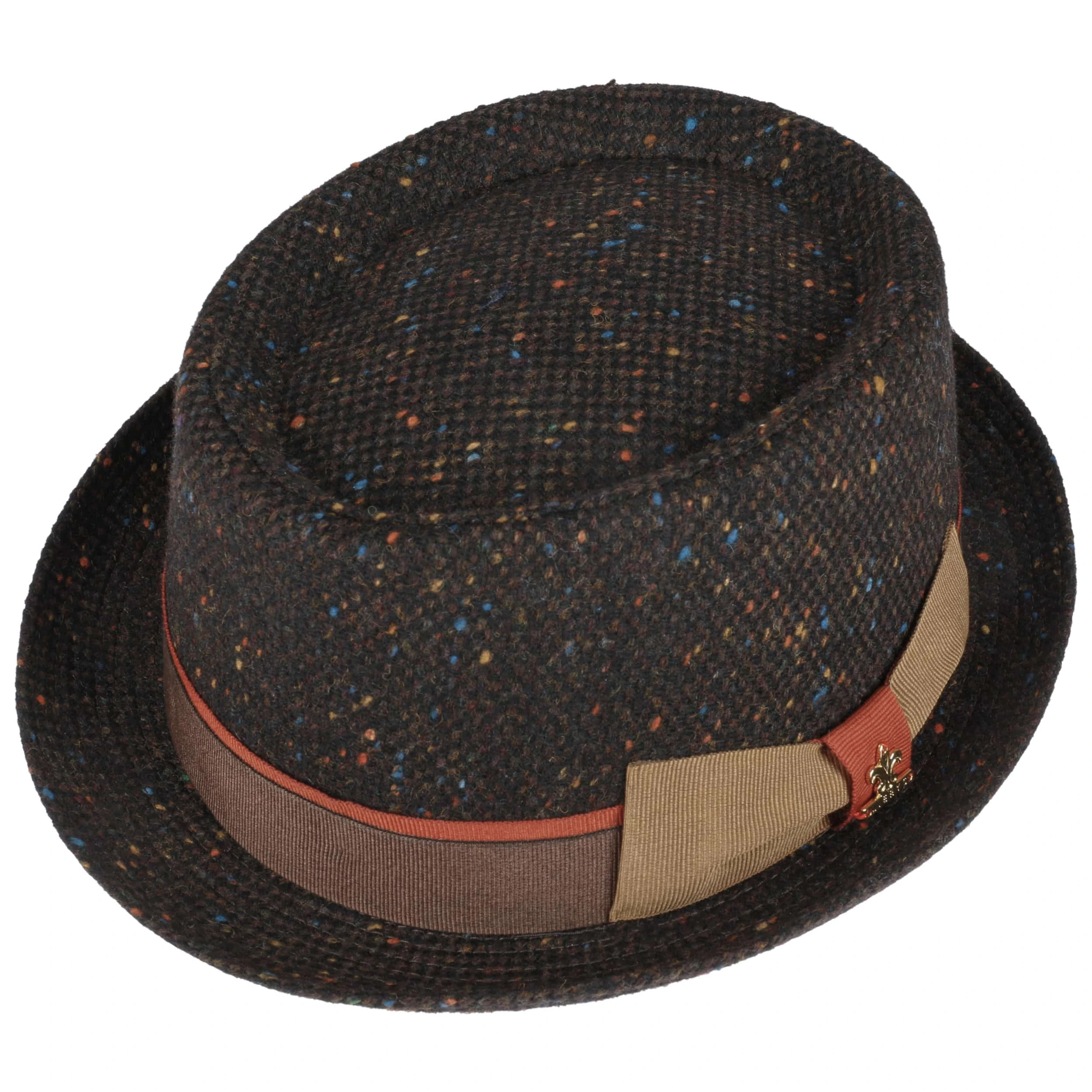 Donegal Tweed Pork Pie Wollhut By Lierys Gold 3 Donegal Tweed Pork Pie Wollhut By Lierys Gold