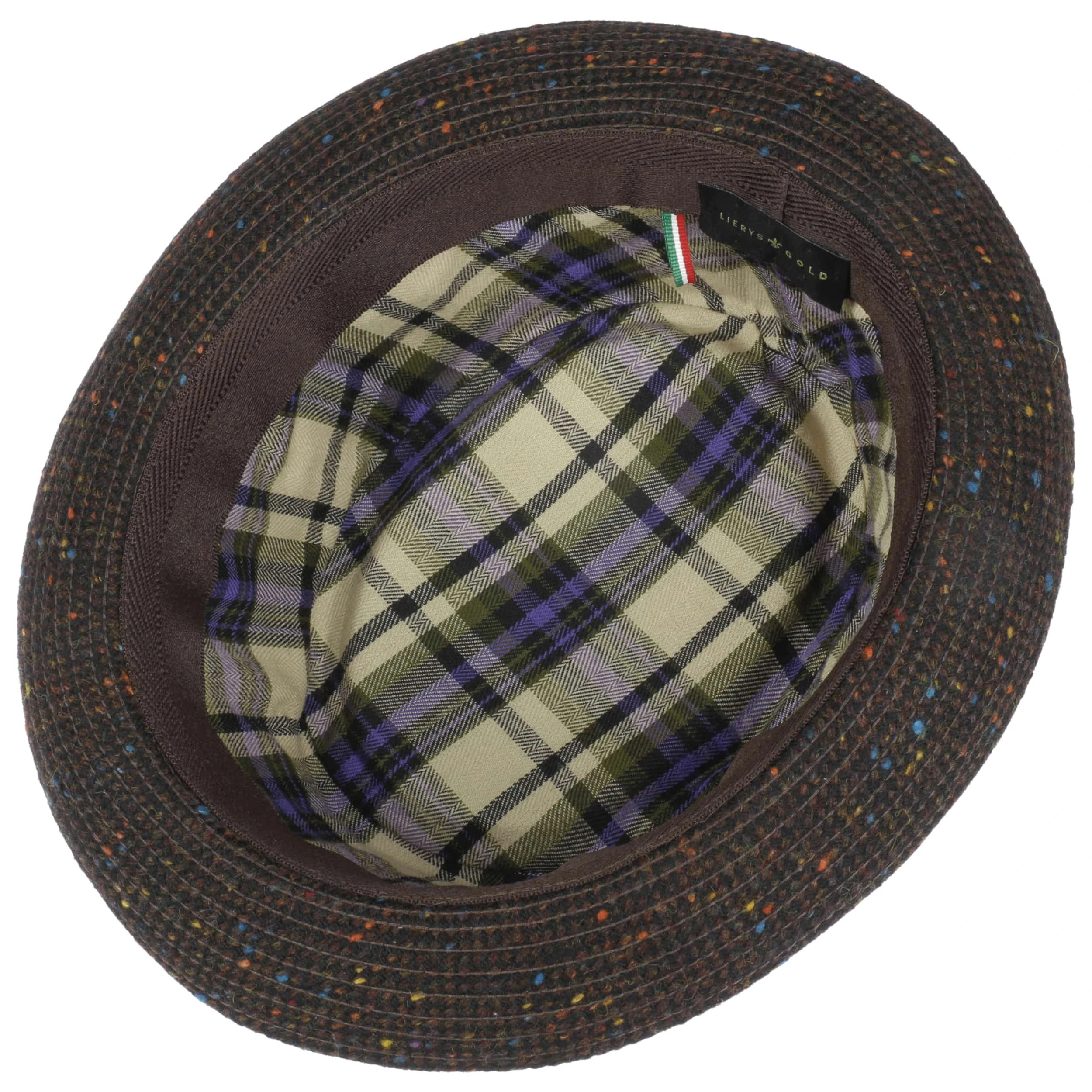 Donegal Tweed Pork Pie Wollhut By Lierys Gold 4 Donegal Tweed Pork Pie Wollhut By Lierys Gold – Bild 2