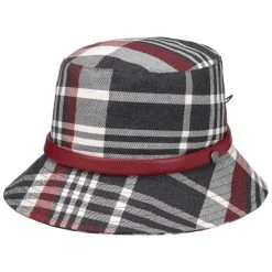 Elenora Check Bucket Stoffhut By Lierys -Stetson Speichern Elenora Check Bucket Stoffhut by Lierys bordeaux.60308 rf27