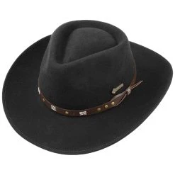 Emerald Ranger Filzhut By Scippis -Stetson Speichern Emerald Ranger Filzhut by Scippis schwarz.34151 1rf4