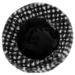 Alternative view of Faux Fur Check Bucket Stoffhut By Kangol