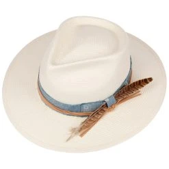 Feather Trim Toyo Western Strohhut By Stetson