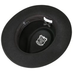 Fedora Wollfilzhut Mit Lederband By Lierys -Stetson Speichern Fedora Wollfilzhut mit Lederband by Lierys schwarz.51757 2rf4