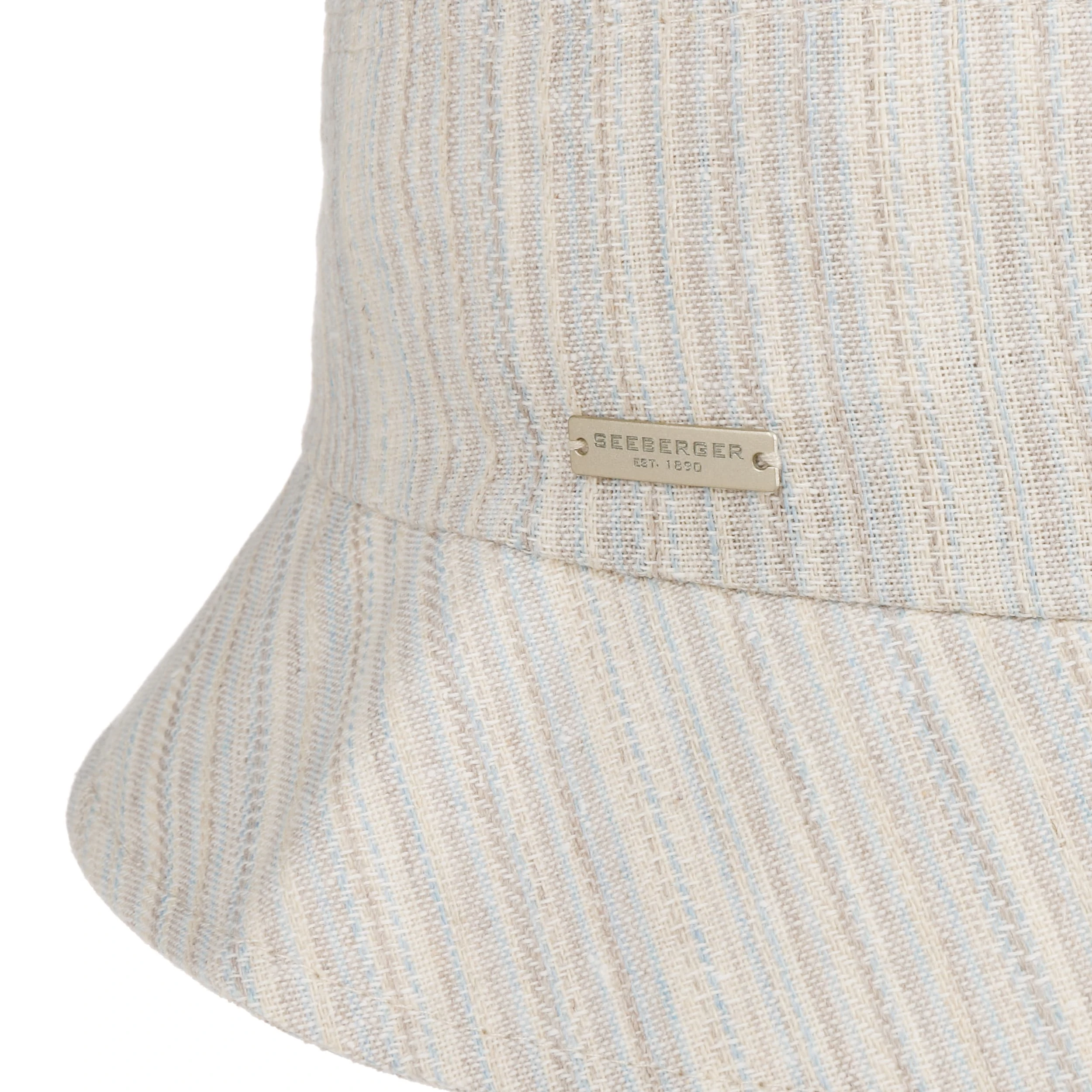 Fine Stripes Stoffhut By Seeberger 4 Fine Stripes Stoffhut By Seeberger – Bild 2