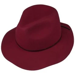 Fine Wool Fedora Mit Lederband By Lierys 11 Fine Wool Fedora Mit Lederband By Lierys -Stetson Speichern Fine Wool Fedora mit Lederband by Lierys bordeaux.54780 1rf27