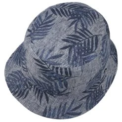 Flower Print Bucket Leinenhut By Lierys