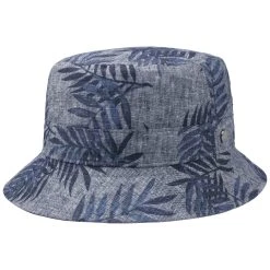 Flower Print Bucket Leinenhut By Lierys -Stetson Speichern Flower Print Bucket Leinenhut by Lierys blau meliert.60794 rf36