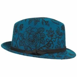 Flower Wollfilz Trilby Kinderhut By Lipodo -Stetson Speichern Flower Wollfilz Trilby Kinderhut by Lipodo petrol.46208 rf43