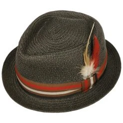 Hutshopping Four-Colour Band Player Strohhut